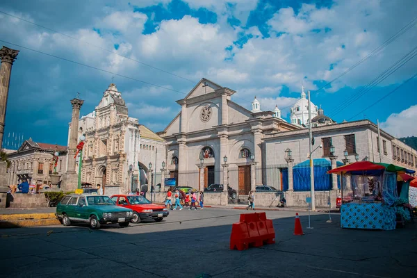 Hermosa Iglesia Catedral Virgen Del Rosario Con Cielo Azul —  Fotos de Stock