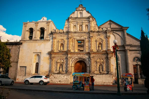 Igreja Católica Virgem Rosário Com Decorações Clássicas — Fotografia de Stock