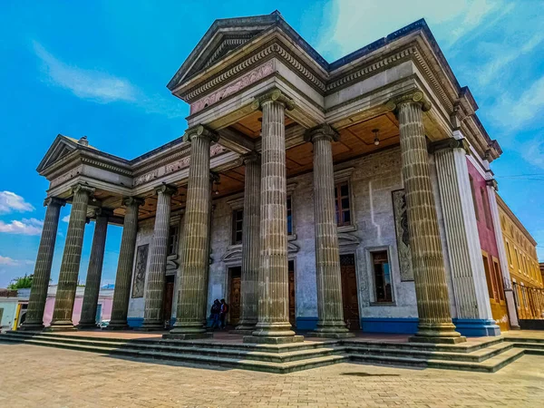 National Theater Xela Classical Architecture — Stock Photo, Image
