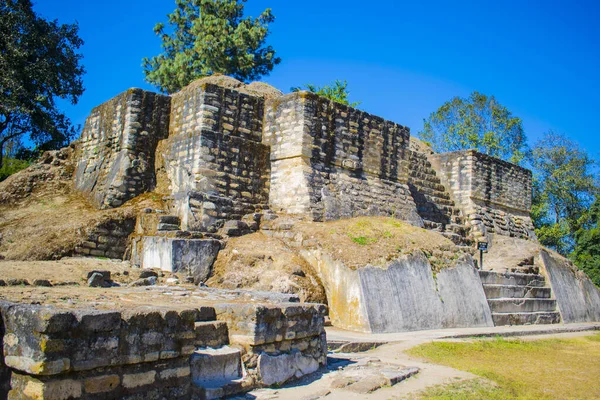 Ruina Maya Tecpan Con Hermosos Paisajes — Foto de Stock