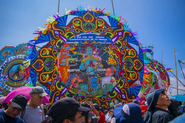 Flores Colores Figuras Tribales Festival Sumpango — Foto de Stock