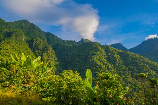 Beautiful Sky Tropical Forest Mountains — Stock Photo, Image