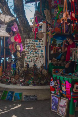 Maya tekstili renkli nesneler