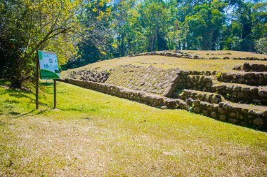 ancient stone mayan ruin
