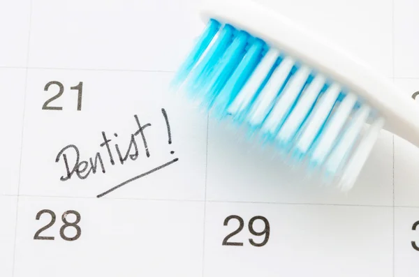Recordatorio Cita con el dentista . —  Fotos de Stock