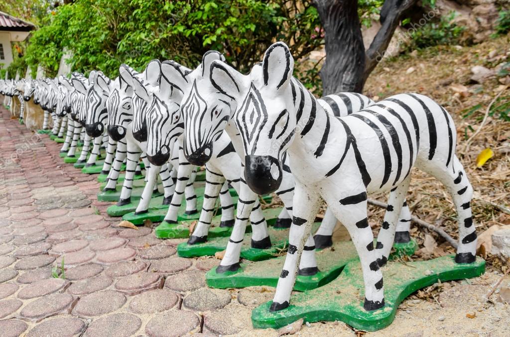 The Zebra statues Stock Photo by ©gamjai 103628482