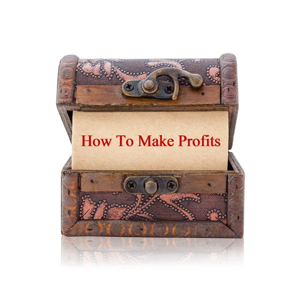 How to make profits. — Stock Photo, Image