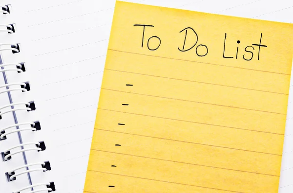 To do list. — Stock Photo, Image