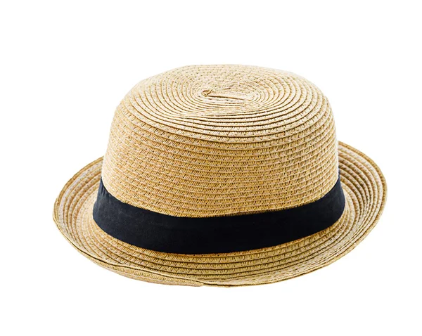 Brun hatt isolert på hvitt . – stockfoto