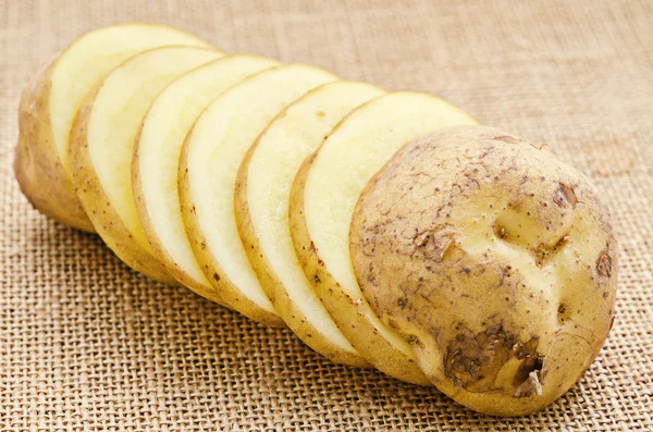 Fresh Potato slices. — Stock Photo, Image