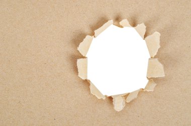 Beyaz izole kağıt patlama.