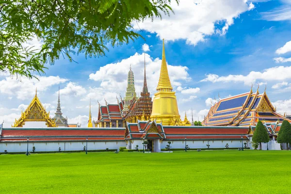 Wat Phra Kaew Templo Esmeralda Buda Bangkok Tailândia — Fotografia de Stock