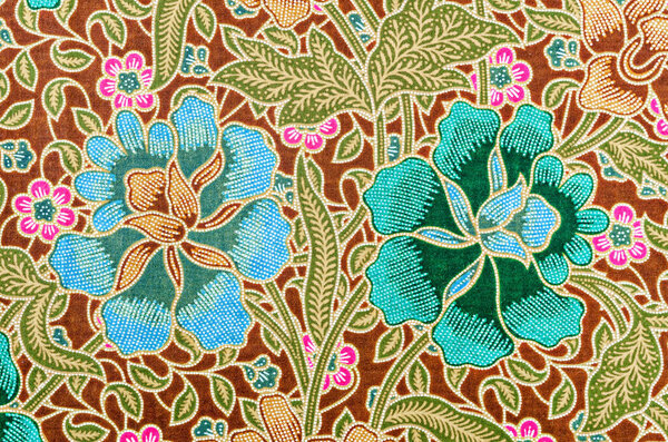 Традиционный батик саронг фон.