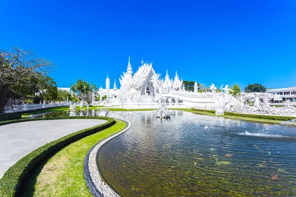 Wat Rong Khun Aka White Temple Chiang Rai Thailand — Stock Photo, Image