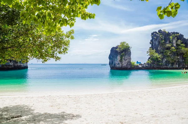 Playa Tropical Isla Koh Hong Krabi Tailandia — Foto de Stock