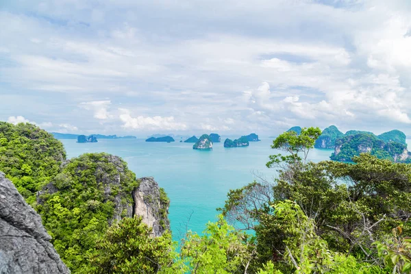 Koh Hong Island Utsikt Pekar Vacker Utsikt Över Landskapet 360 — Stockfoto