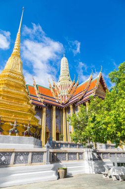 Wat Phra Kaew, Zümrüt Buddha Tapınağı, Bangkok, Tayland.