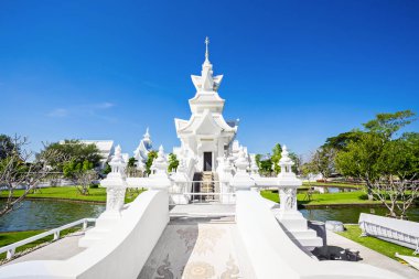 Wat Rong Khun, nam-ı diğer Beyaz Tapınak, Chiang Rai, Tayland.