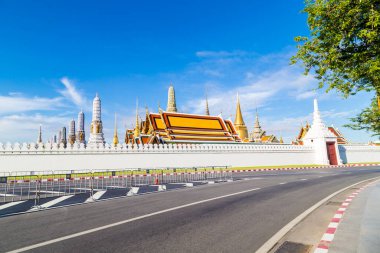 Wat Phra Kaew, Zümrüt Buddha Tapınağı, Bangkok, Tayland.