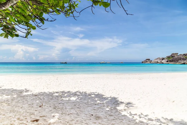 Beleza Praia Tropical Ilhas Similares Mar Andamão Parque Nacional Província — Fotografia de Stock