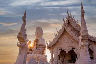 Huai Pla Kung Tapınağı Tayland-Çin binaları olan bir tapınak, Chiang Rai, Tayland.