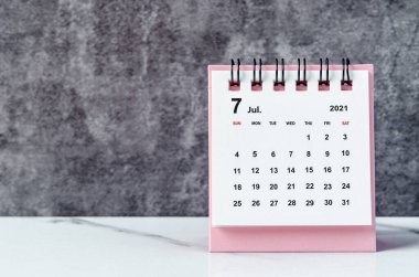 Mini Takvim Temmuz 2021.