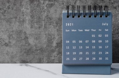 Mini Takvim Temmuz 2021.