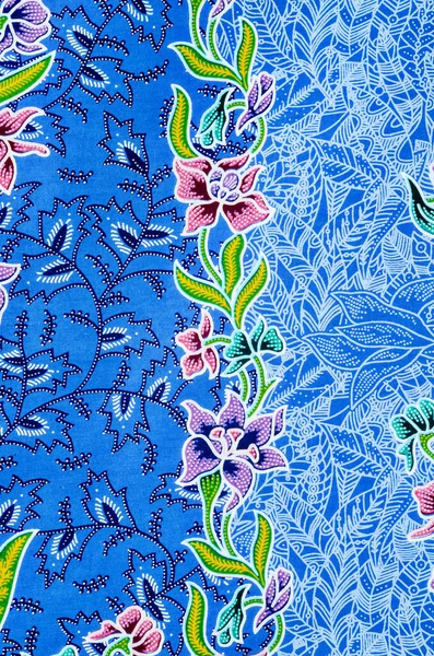 Hermosa Del Arte Patrón Textil Batik Que Convierten Ropa Tradicional — Foto de Stock