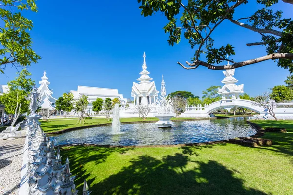 Wat Rong Khun Aka White Temple Chiang Rai Thailand — Stock Photo, Image
