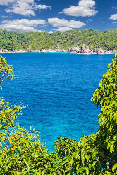 Schoonheid Tropisch Strand Similan Eilanden Andaman Zee Nationaal Park Provincie — Stockfoto