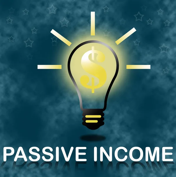 Passzív jövedelem üzleti koncepció. — Stock Fotó