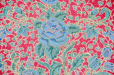 Batik Malaya peştemâli desen arka plan Tayland.