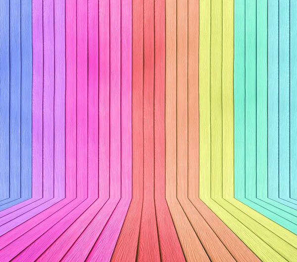 Colorful Wood — Stock Photo, Image