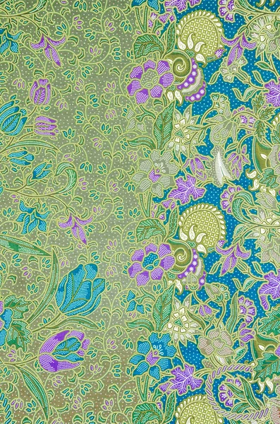 Barevné Batikované tkaniny tkaniny pozadí — Stock fotografie