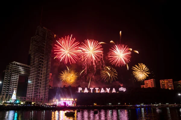 PATTAYA, THAÏLANDE Compte à rebours 2015, Thaïlande . — Photo