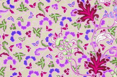 Batik Malaya peştemâli desen arka plan Tayland, geleneksel batik s