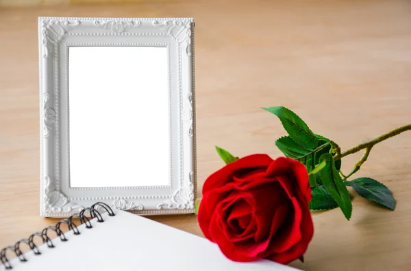 Close up Blank photo frame — Stock Photo, Image