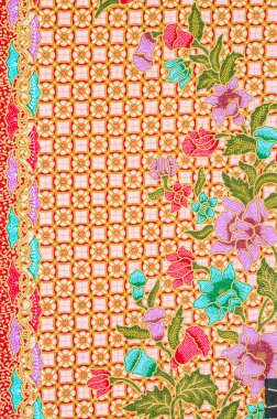 Batik'ın soyut parlak Tekstil.