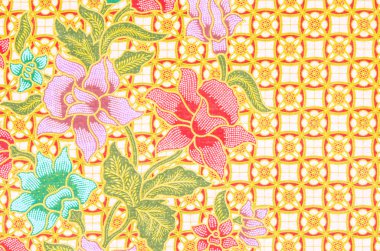 Batik'ın soyut parlak Tekstil.