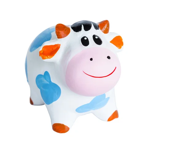 Baby Cow coin box — Stock Photo, Image