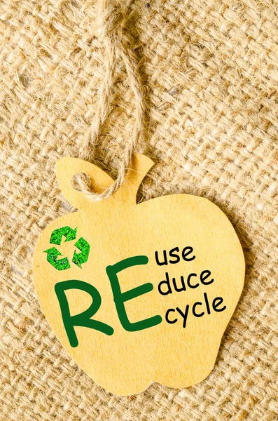 Recycle sign and Reduce, Reuse, Recycle. — Stock Photo, Image