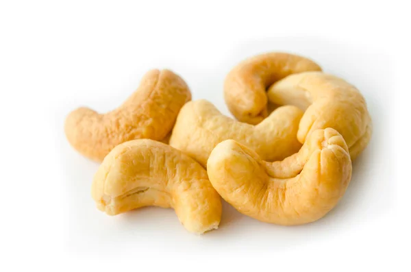 Een stapel van cashewnoten. — Stockfoto