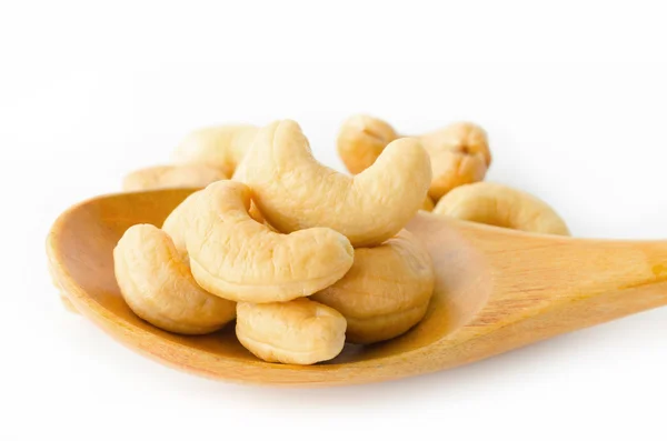 Cashewnoten met zout. — Stockfoto