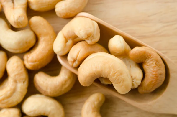 Cashewnoten met zout — Stockfoto