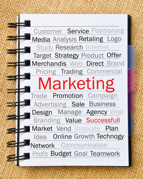 Conceito de marketing . — Fotografia de Stock