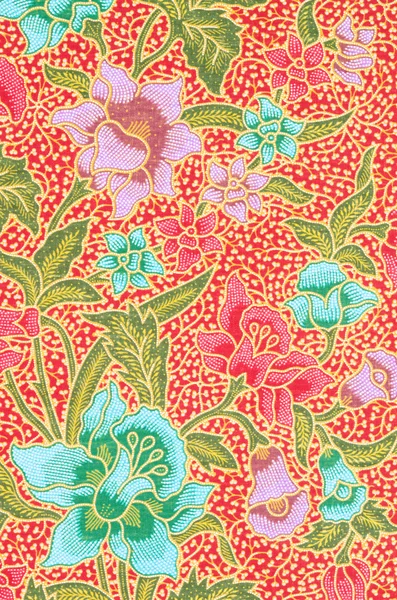 Piękne sztuki Batik wzór — Zdjęcie stockowe