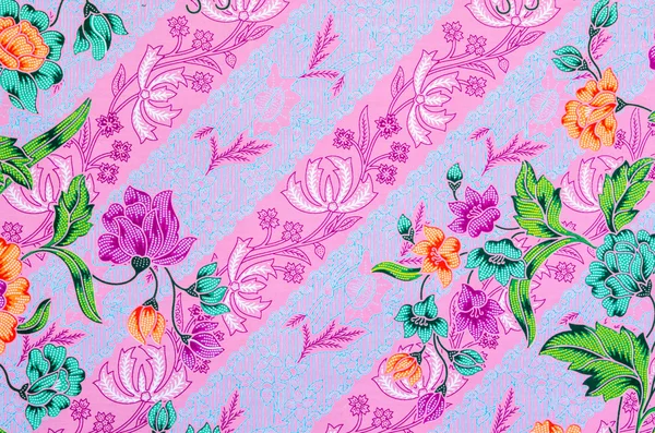 Beaux motifs batik rose — Photo