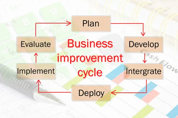 Business improvement cycle process.