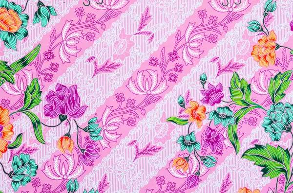 O belo da arte Batik Pattern — Fotografia de Stock