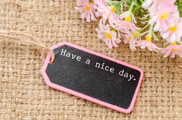 Have a nice day. — Stock Photo, Image